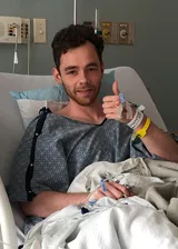 Jake after donating a kidney