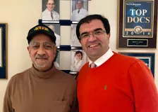 Andy Alvarez with Dr. Salehi